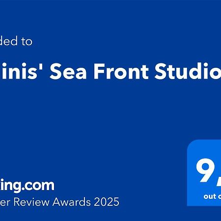 Galinis' Sea Front Studios Nea Kallikrateia Exterior foto